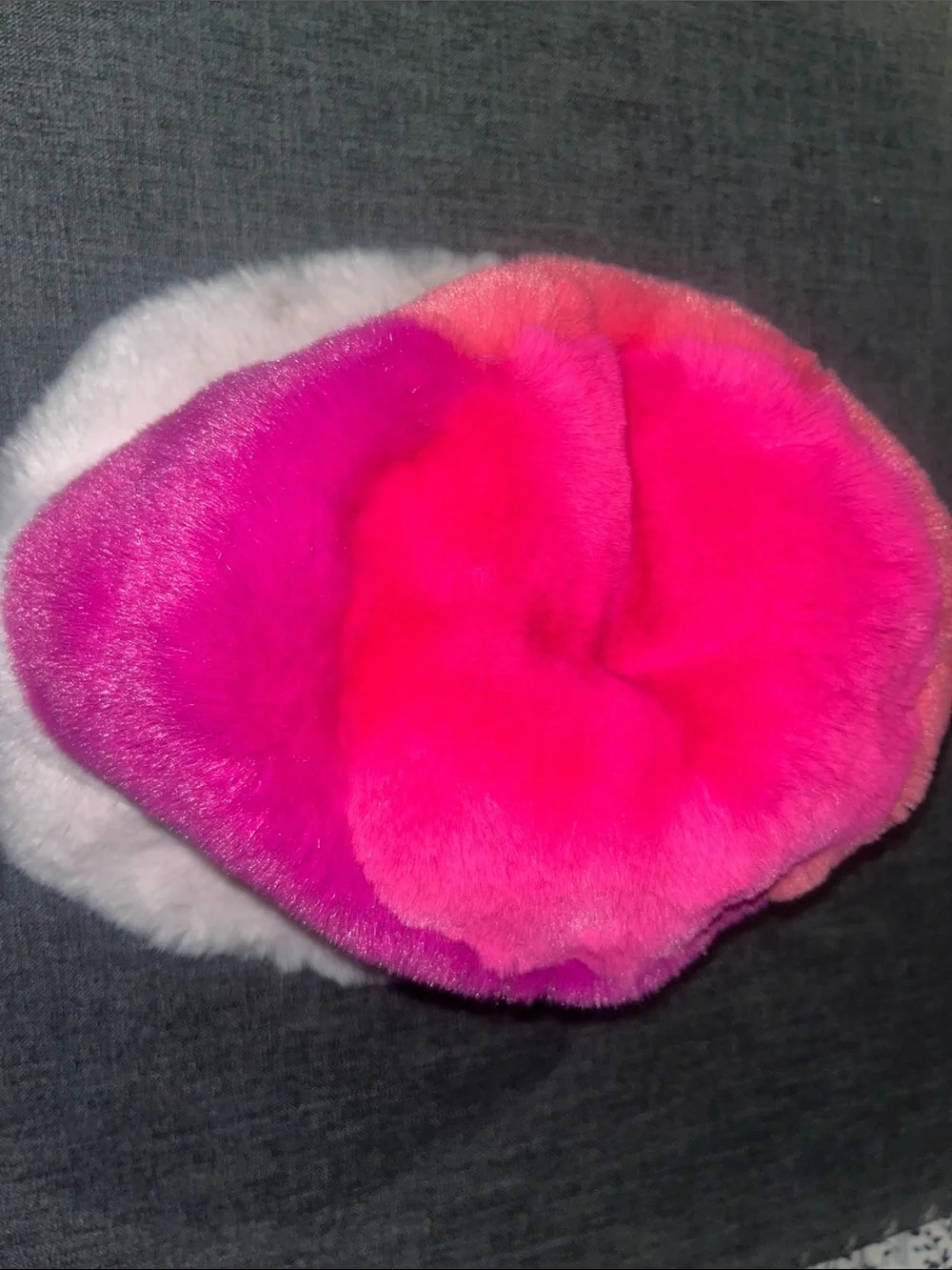 Anthropologie Colorblock Faux Fur Hat